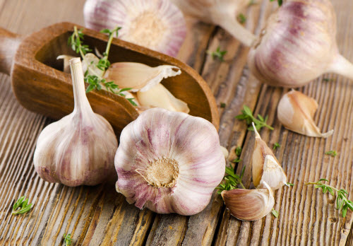 Rocambole Garlic and Cloves
