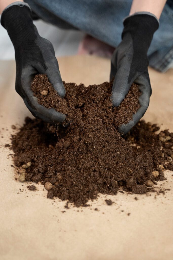 Turning and Aerating Your Coffee Grounds Compost