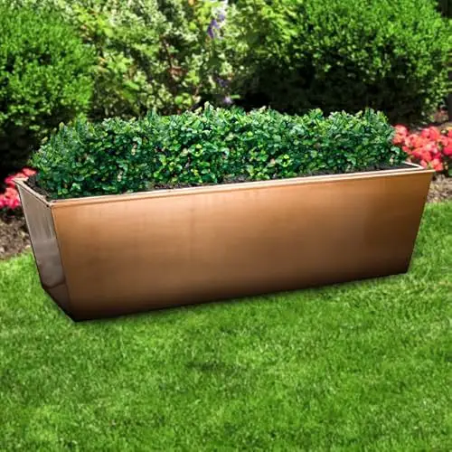 Achla C-101 Solid Copper Flower Box